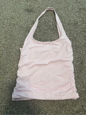 SUUKSESS Women Halter Tank Tops Double Lined Backless